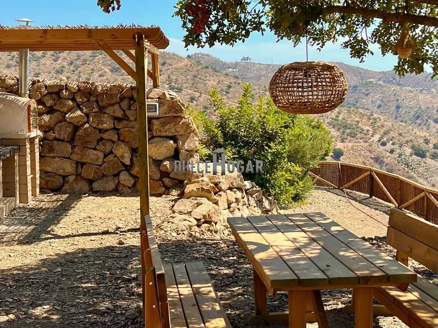 Terraza de Finca rústica en venta en Moclinejo con Aire acondicionado, Calefacción y Jardín privado