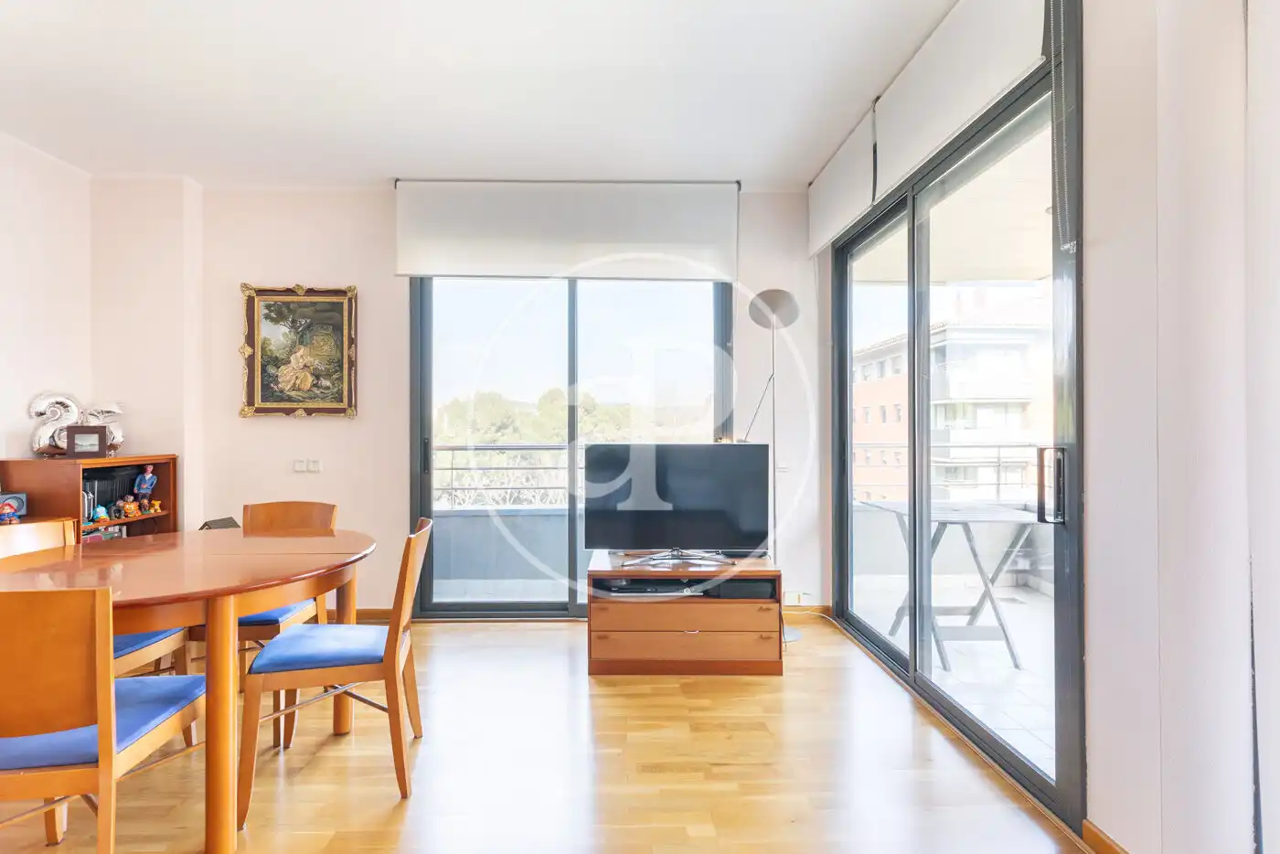 Sala de estar de Piso en venta en Sant Cugat del Vallès con Aire acondicionado, Calefacción y Terraza