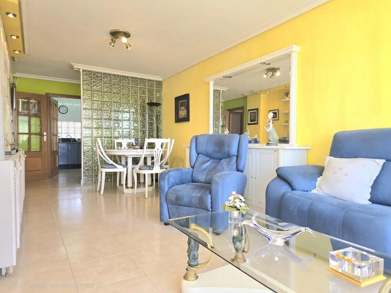 Sala de estar de Piso en venta en Benidorm con Terraza y Amueblado