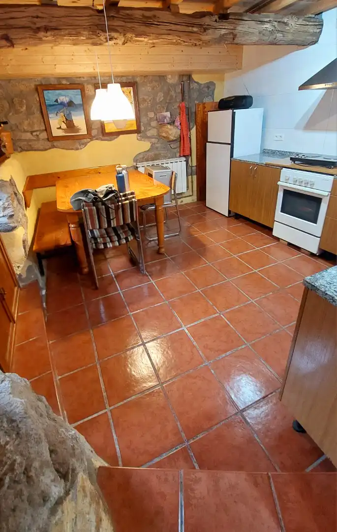 Kitchen of Country homes for sale in A Veiga   with Heating, Parquet flooring and Furnished