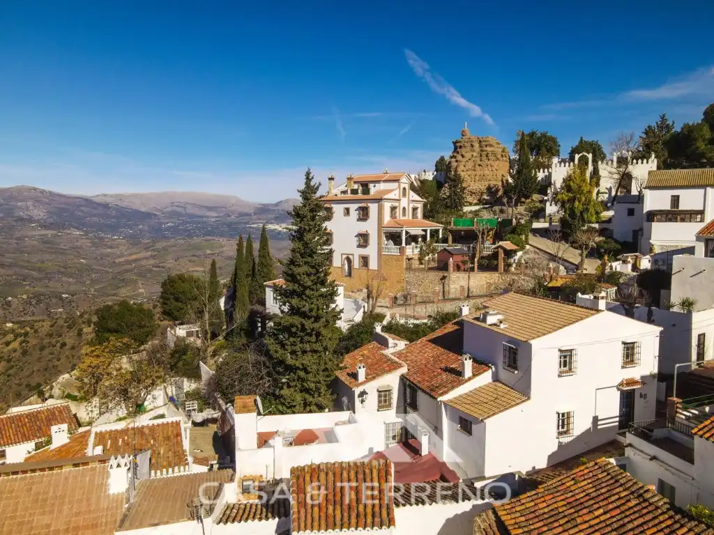 Exterior view of Houses for sale in Comares  with Air Conditioner, Private garden and Terrace