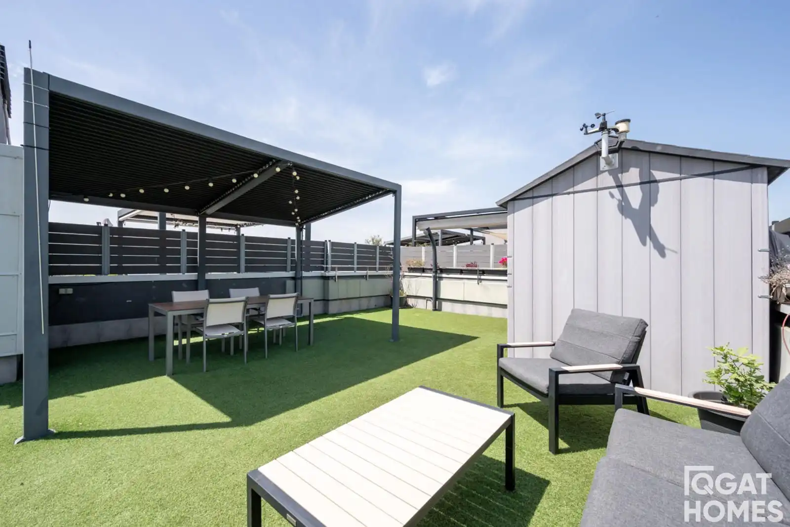 Terrace of Attic for sale in Sant Cugat del Vallès  with Air Conditioner, Heating and Storage room