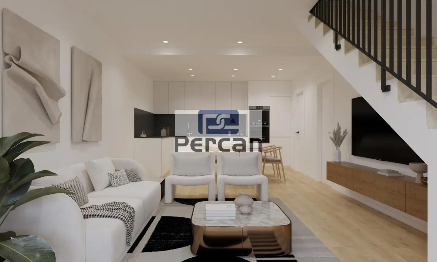 Sala de estar de Casa o chalet en venta en El Campello con Aire acondicionado, Balcón y Piscina comunitaria