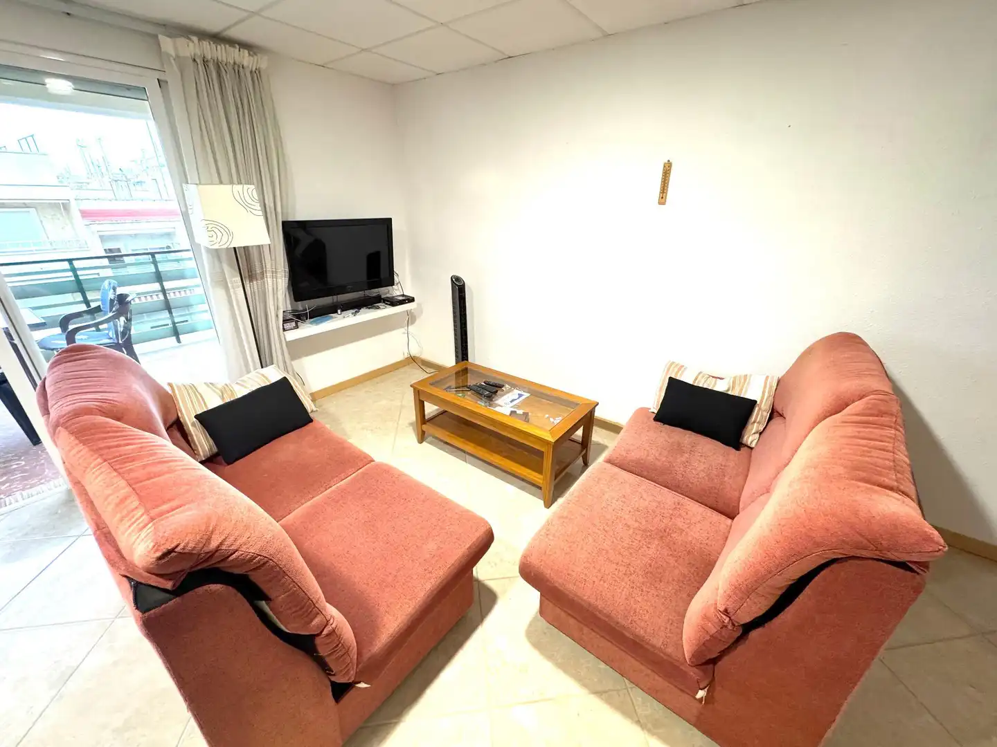 Sala de estar de Apartamento en venta en Santa Pola con Aire acondicionado, Terraza y Amueblado