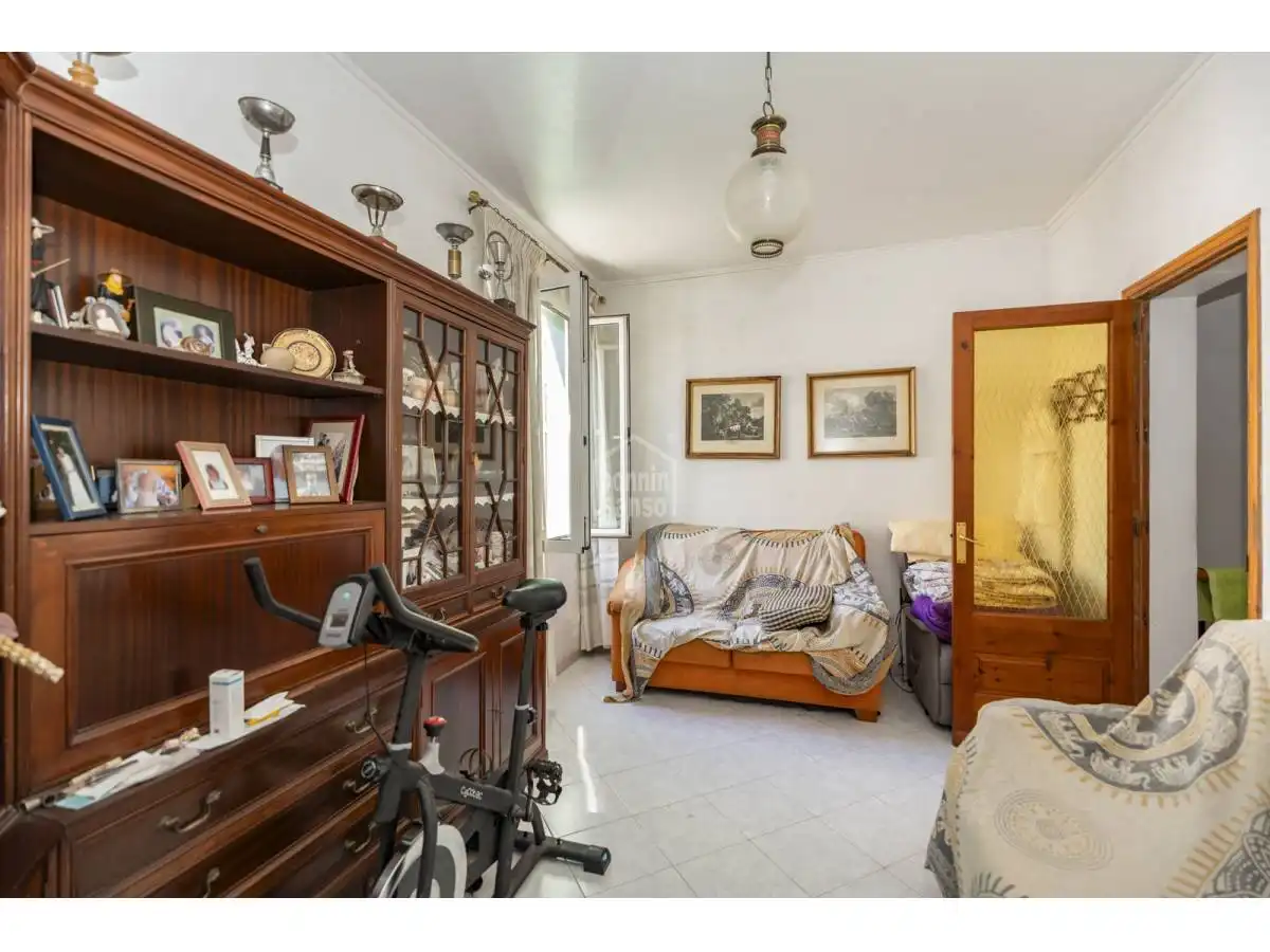 Sala de estar de Apartamento en venta en Ciutadella de Menorca con Terraza