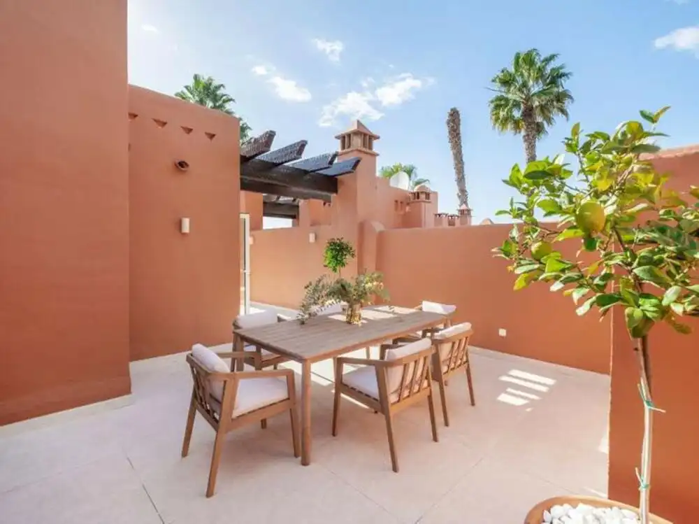Terrassa de Casa adosada de lloguer en Marbella amb Aire condicionat, Terrassa i Traster