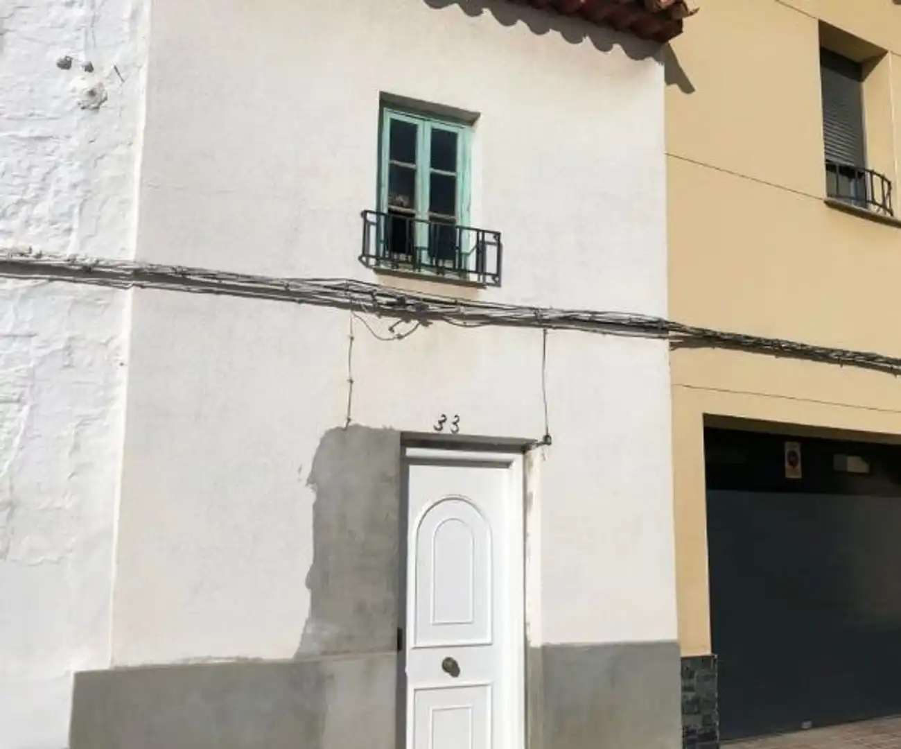 Vista exterior de Casa adosada en venta en Campo de Criptana con Terraza