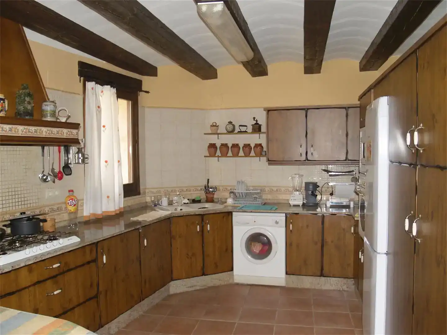 Cuina de Finca rústica en venda en Horta de Sant Joan amb Aire condicionat i Balcó