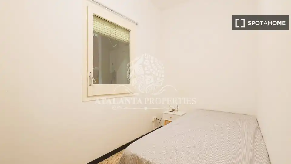 Habitación de Piso de alquiler en Barcelona con Aire acondicionado, Calefacción y Amueblado