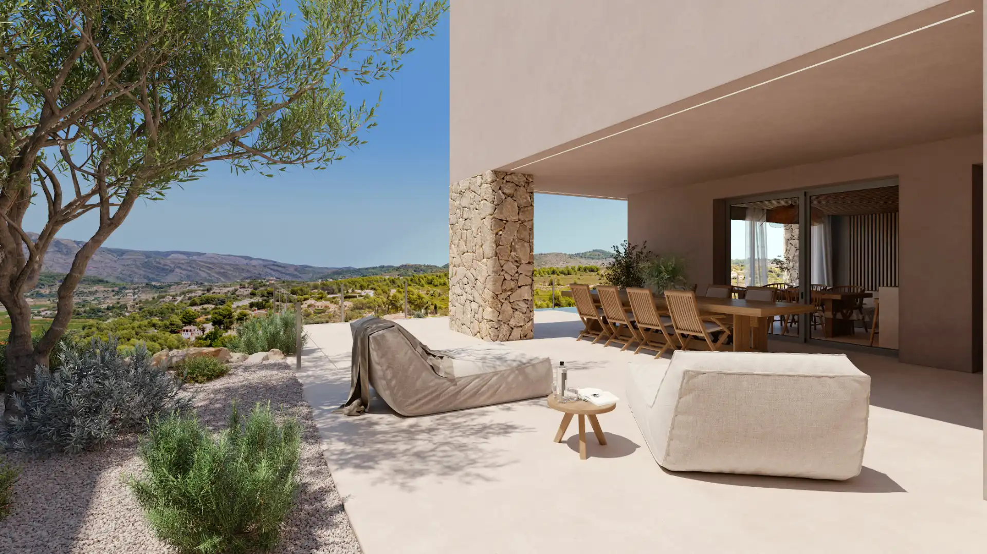 Terraza de Casa o chalet en venta en Llíber con Aire acondicionado, Calefacción y Jardín privado