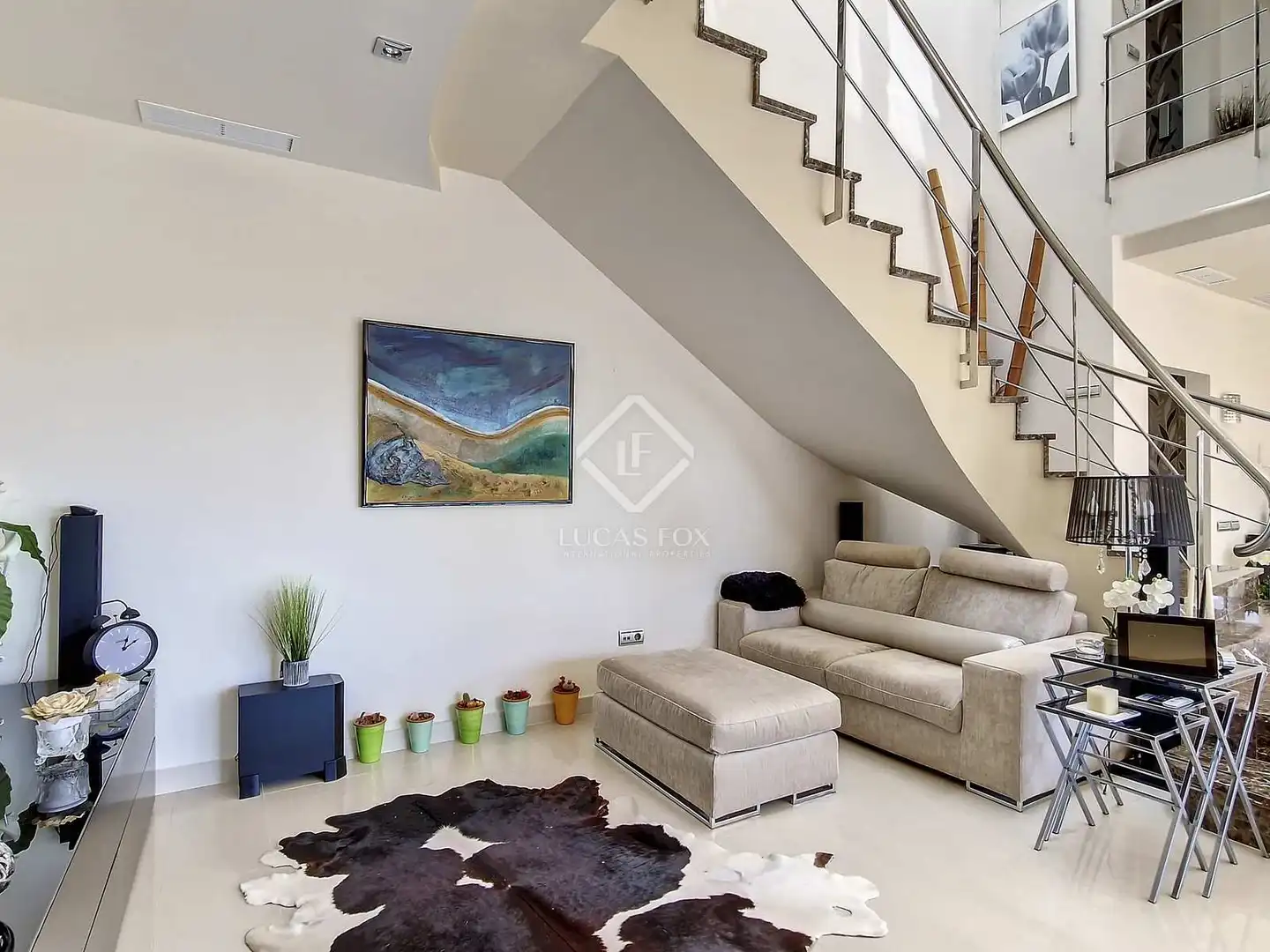 Sala de estar de Casa o chalet en venta en Cunit con Aire acondicionado, Calefacción y Jardín privado