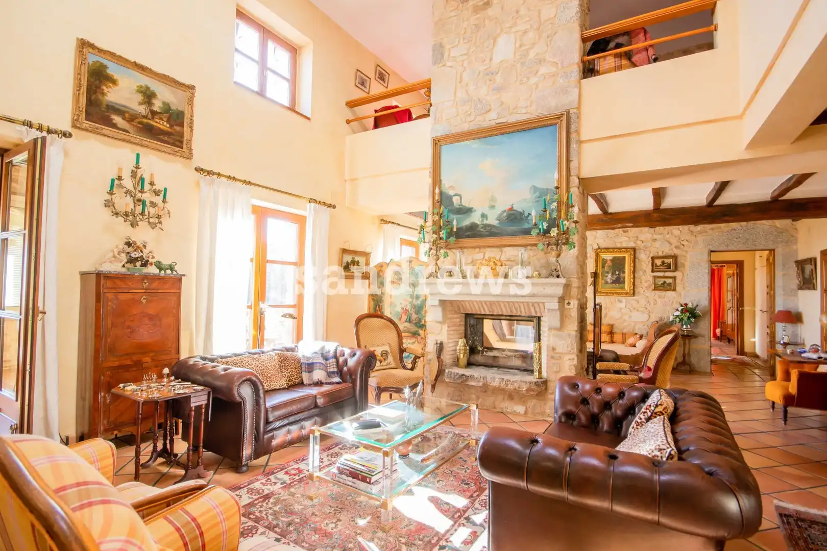 Living room of Country homes for sale in Agullana  with Air Conditioner, Heating and Private garden