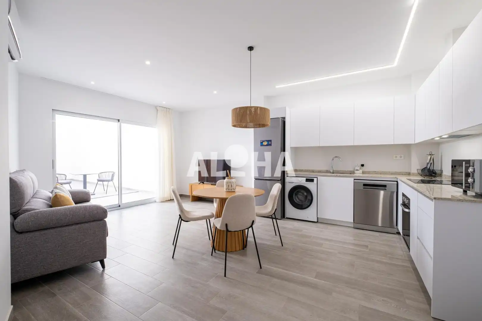 Bedroom of Apartments for rent in Moncada  with Air Conditioner, Terrace and Furnished