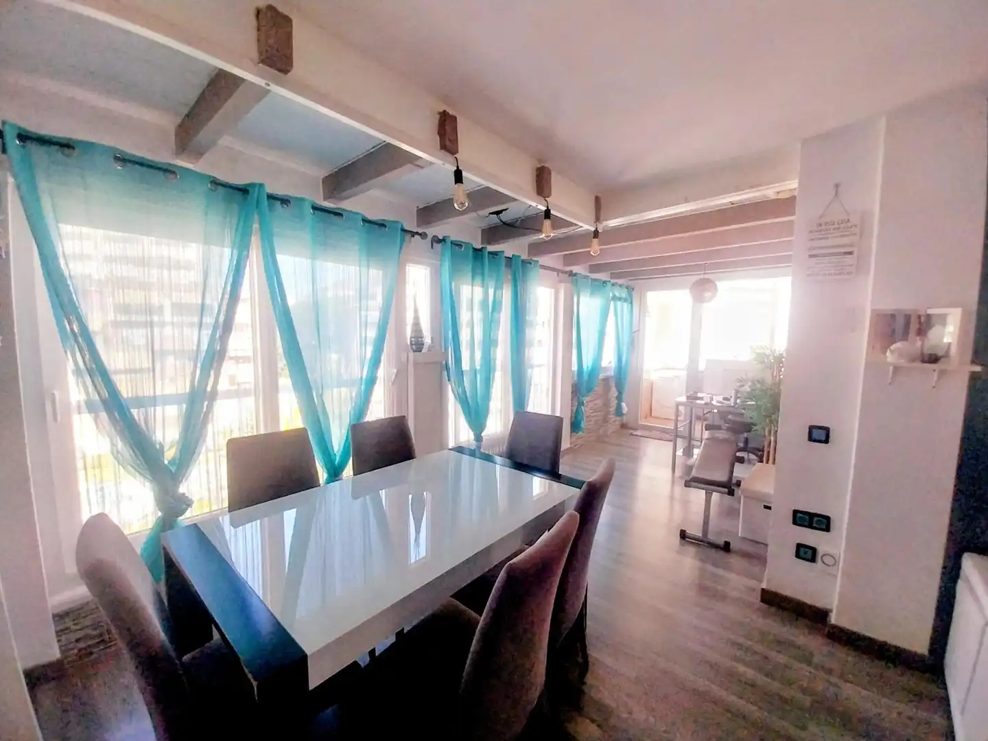 Dining room of Attic for sale in Benalmádena  with Air Conditioner, Heating and Terrace
