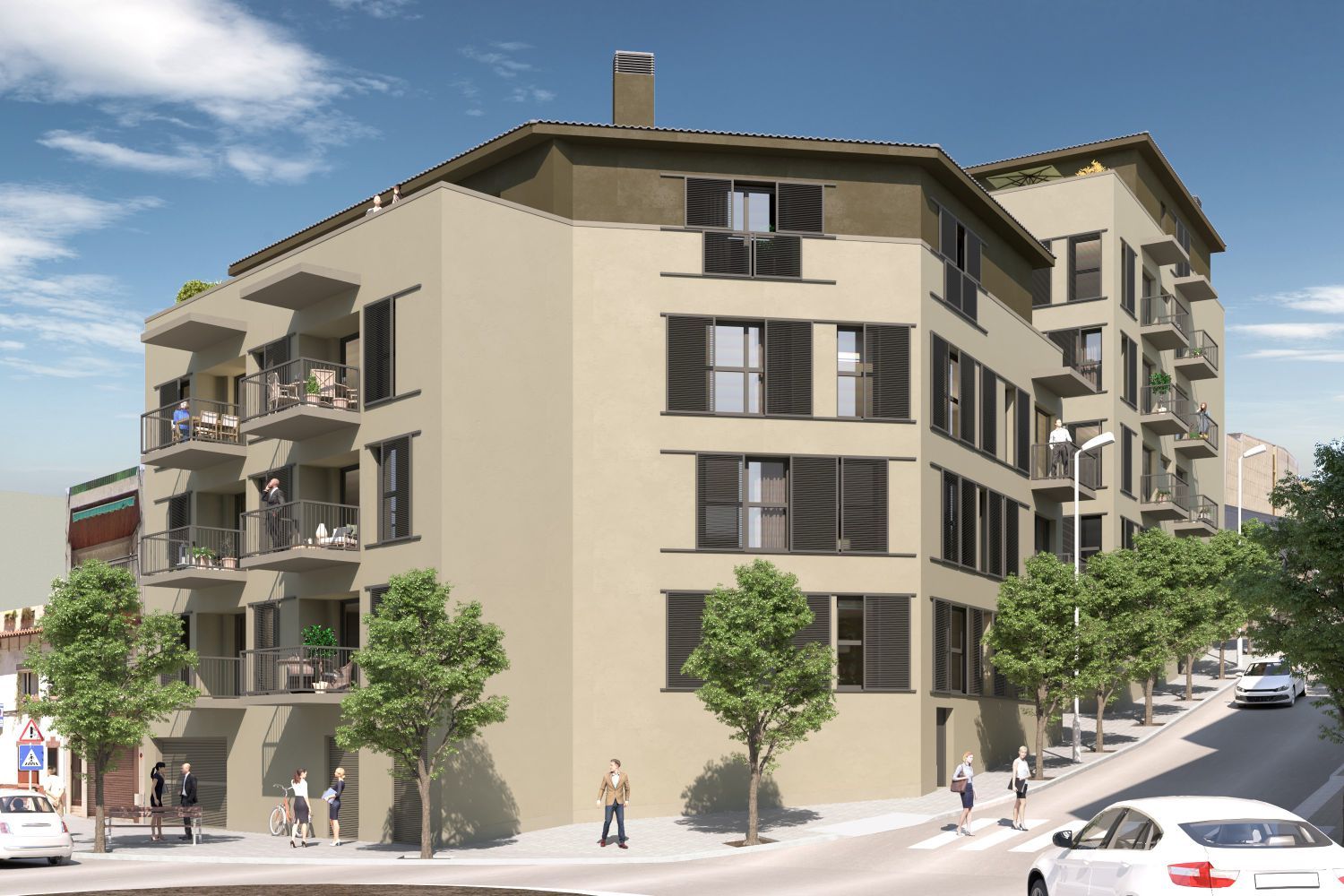 Exterior view of Flat for sale in Corbera de Llobregat  with Air Conditioner, Heating and Parquet flooring
