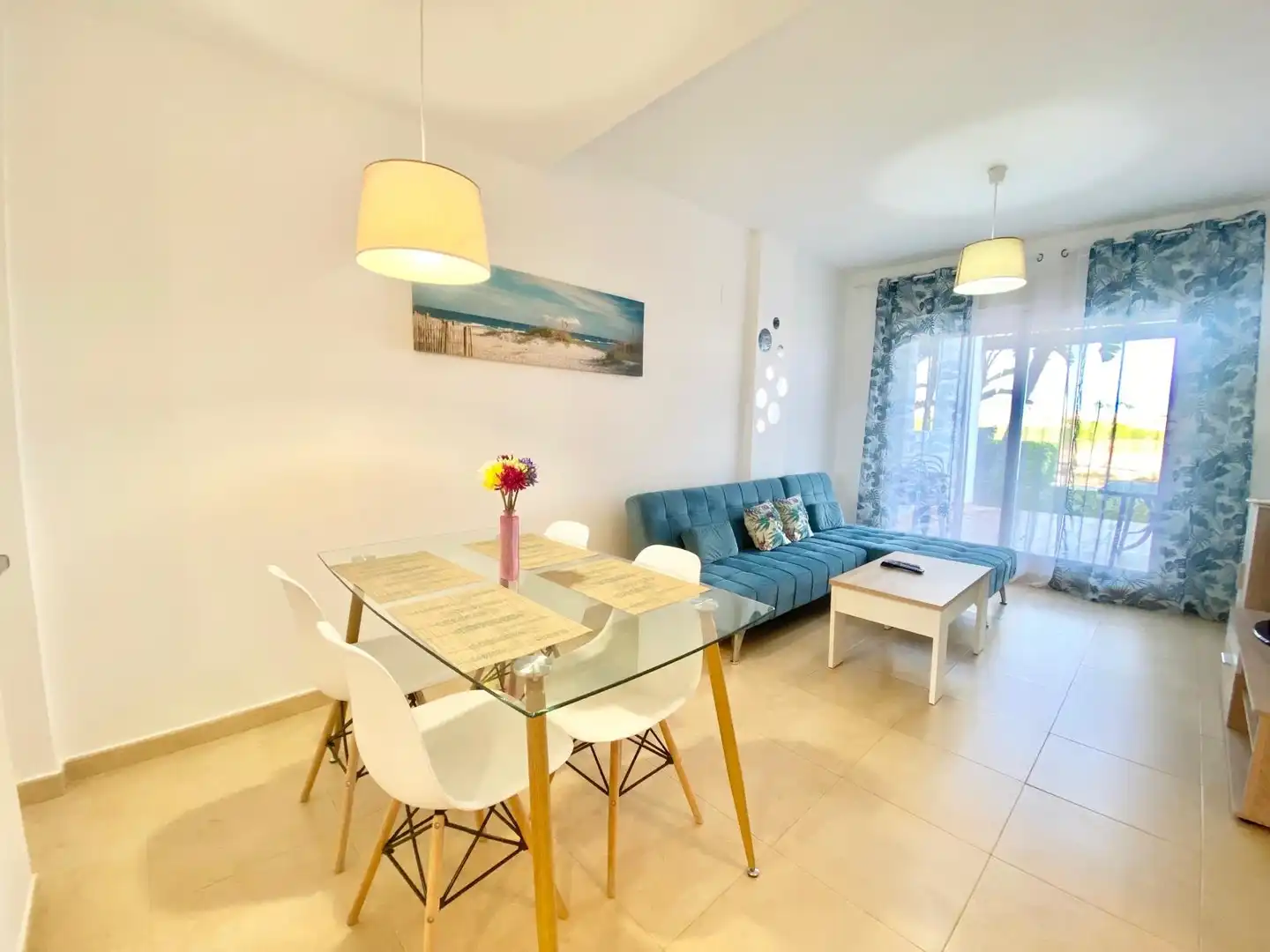 Sala de estar de Planta baja de alquiler en Torre-Pacheco con Aire acondicionado, Calefacción y Jardín privado