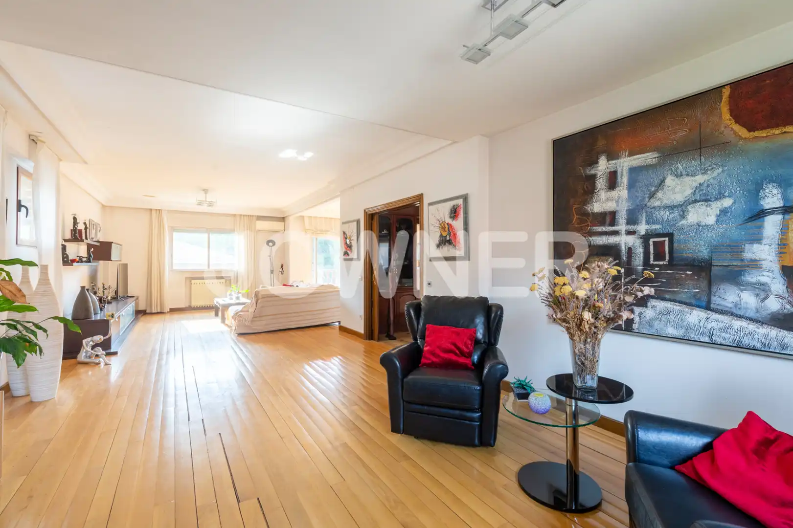 Sala de estar de Piso en venta en Pozuelo de Alarcón con Aire acondicionado, Calefacción y Terraza