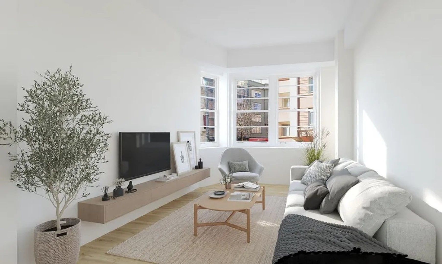 Living room of Flat for sale in A Coruña Capital 