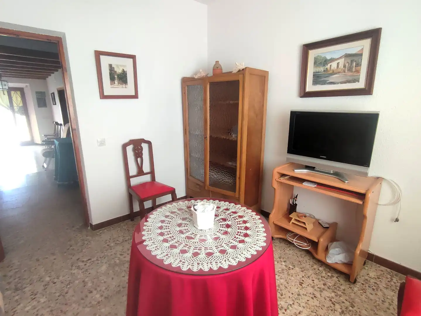 Sala de estar de Casa o chalet en venta en Lomoviejo con Trastero, Amueblado y Horno