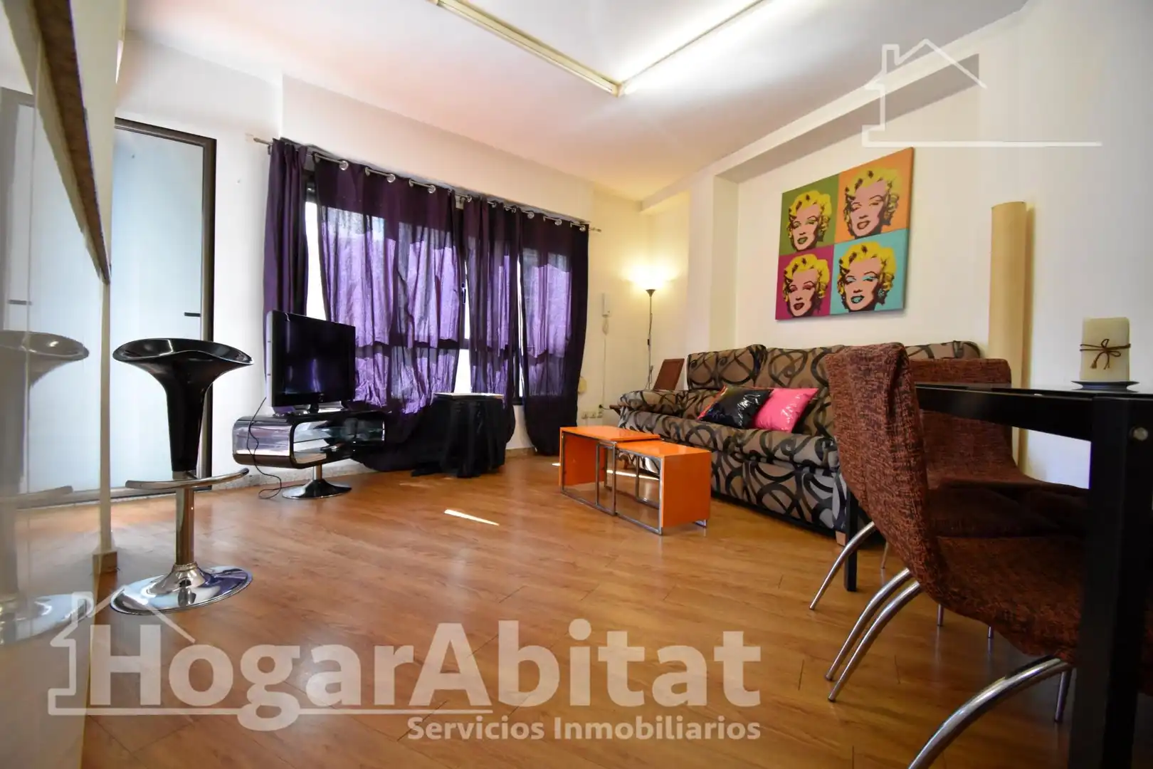 Schlafzimmer von Wohnung zum Verkauf in Oliva mit Klimaanlage, Heizung und Parkett