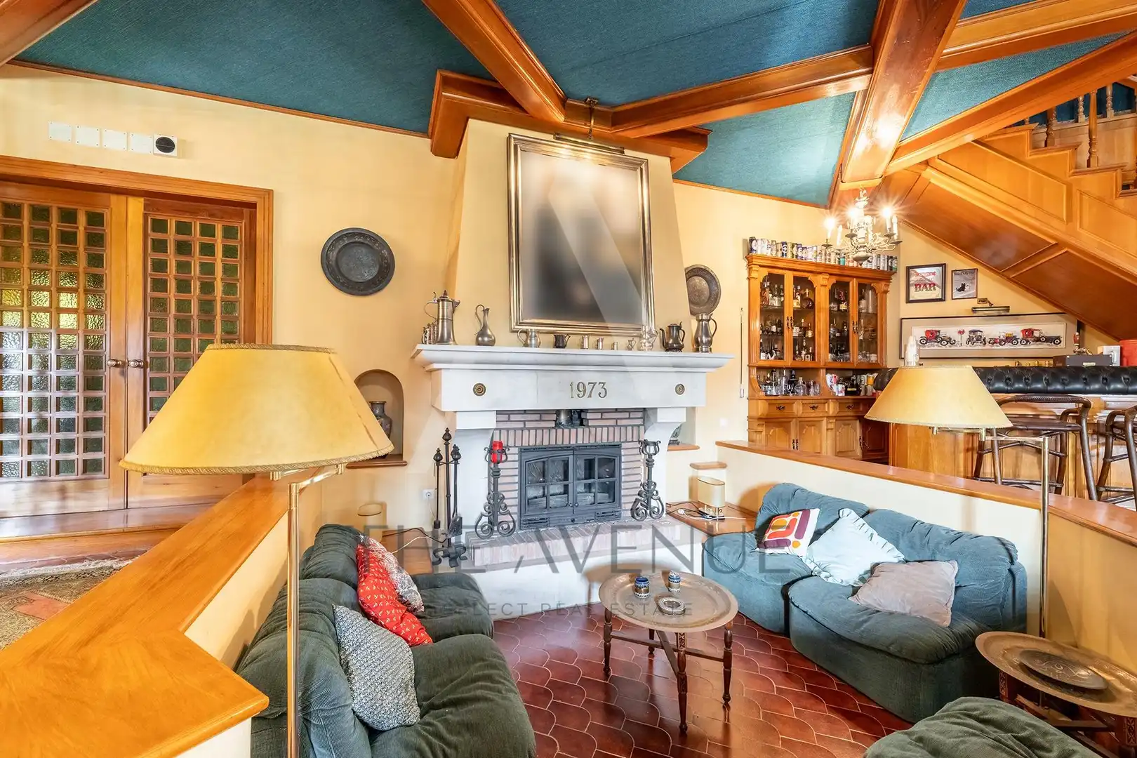 Sala de estar de Casa o chalet en venta en Boadilla del Monte con Calefacción, Jardín privado y Terraza