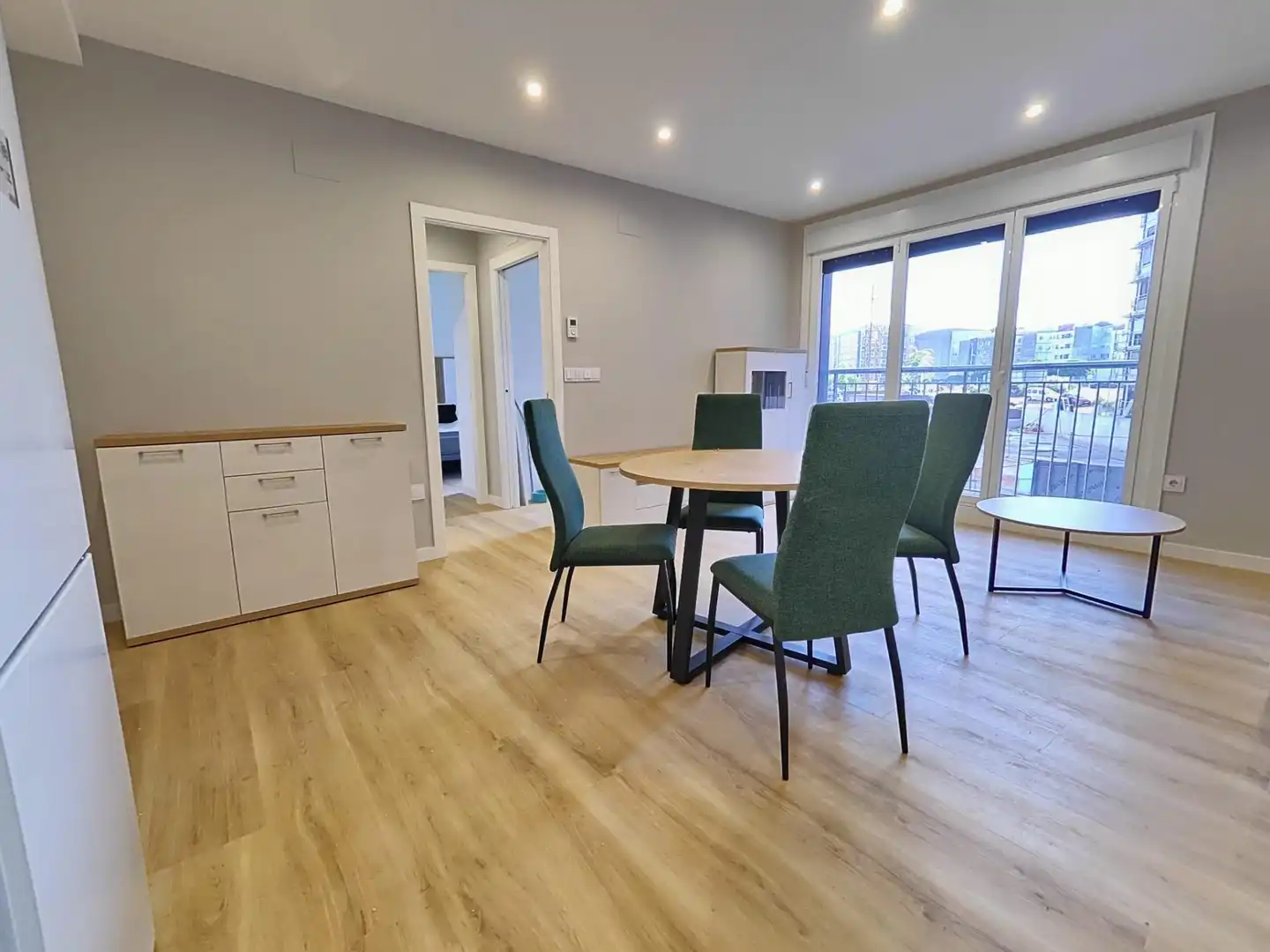 Dining room of Flat for rent in Pontevedra Capital   with Heating, Storage room and Furnished