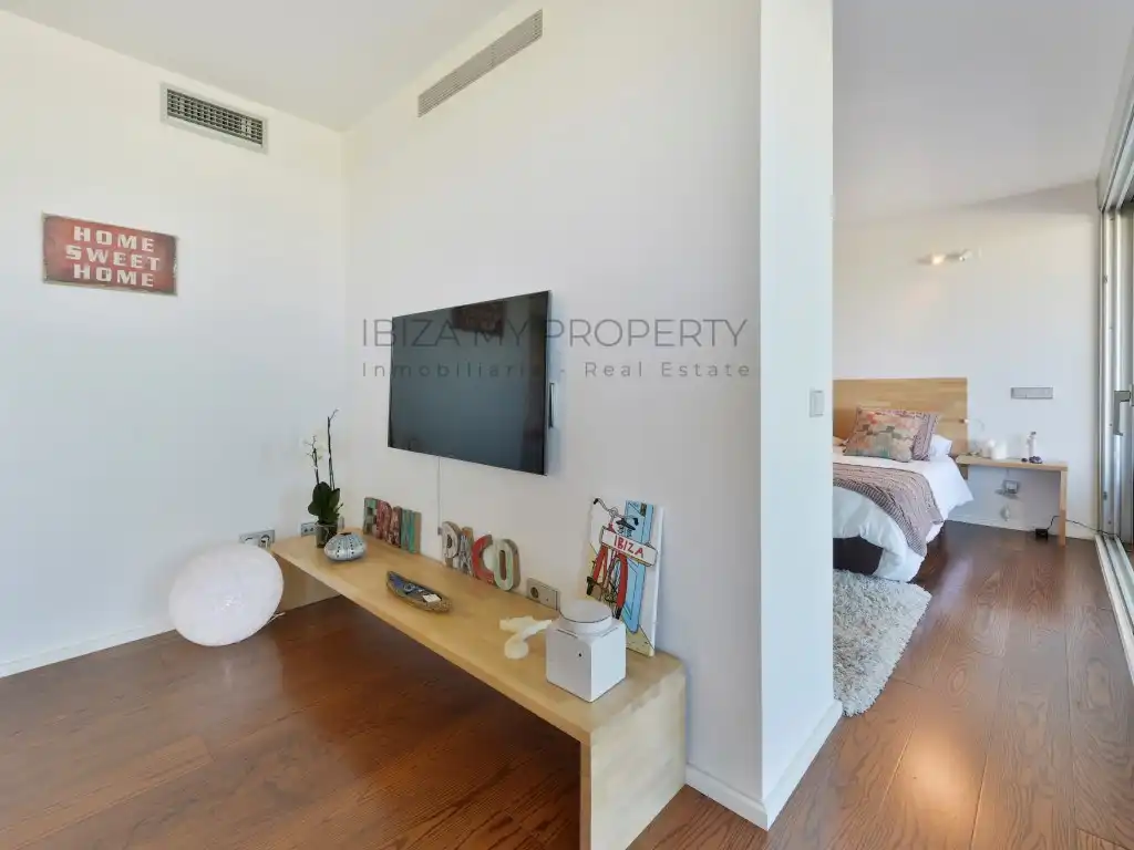 Sala de estar de Apartamento en venta en Eivissa con Aire acondicionado, Terraza y Amueblado