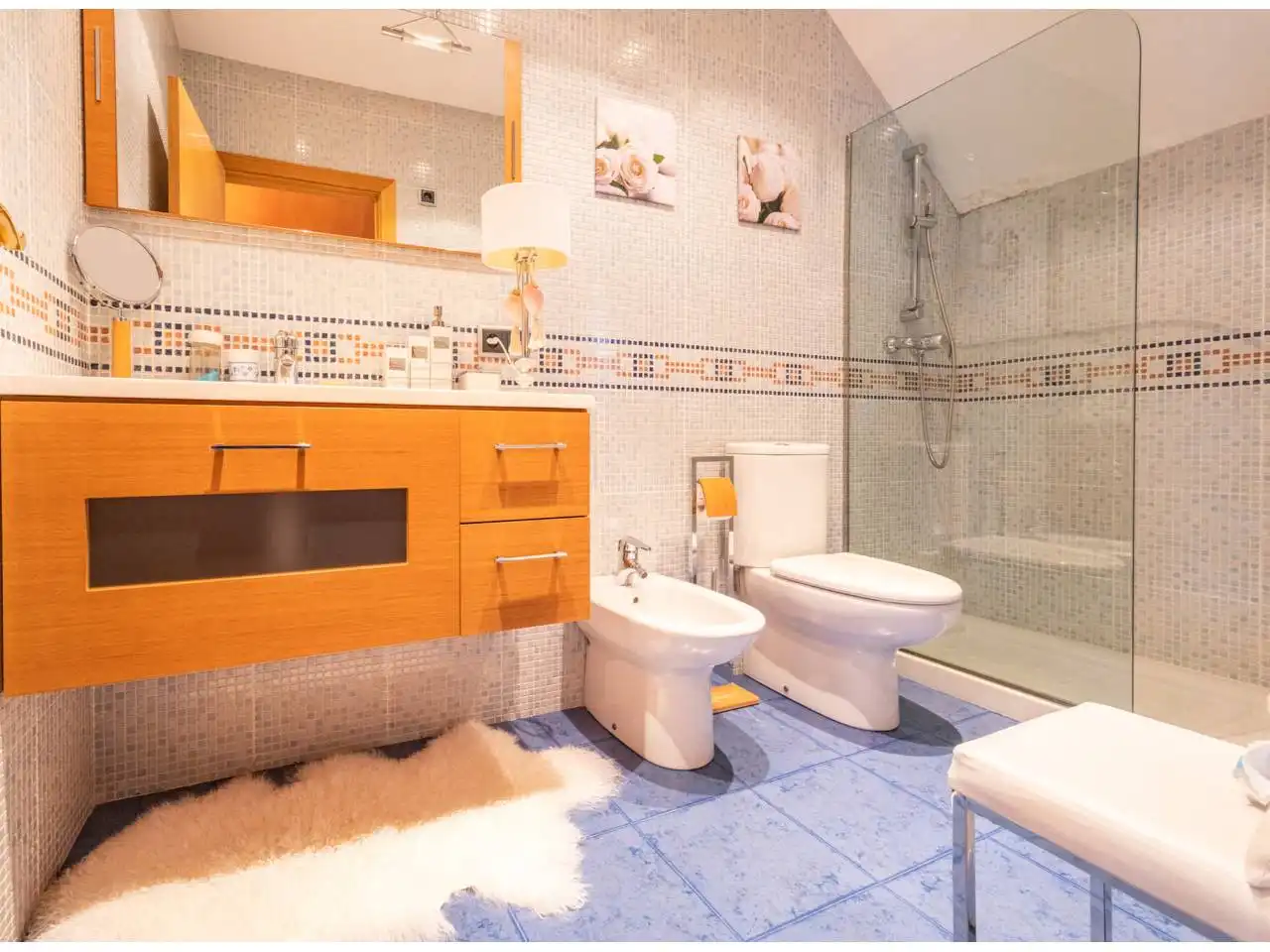 Badezimmer von Haus oder Chalet zum Verkauf in Taradell mit Klimaanlage, Heizung und Privatgarten