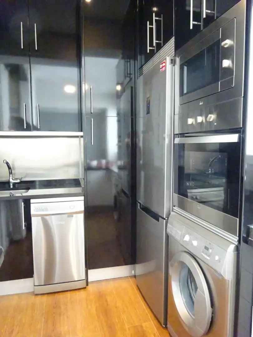 Kitchen of Flat for sale in Madrid  with Air Conditioner, Heating and Parquet flooring