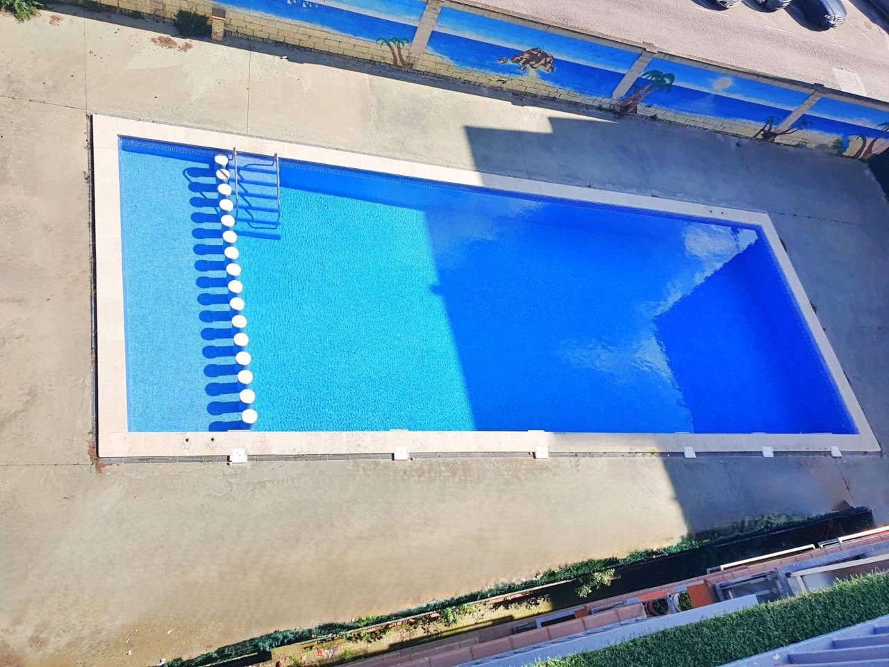 Swimming pool of Flat for sale in Blanes  with Air Conditioner, Heating and Furnished