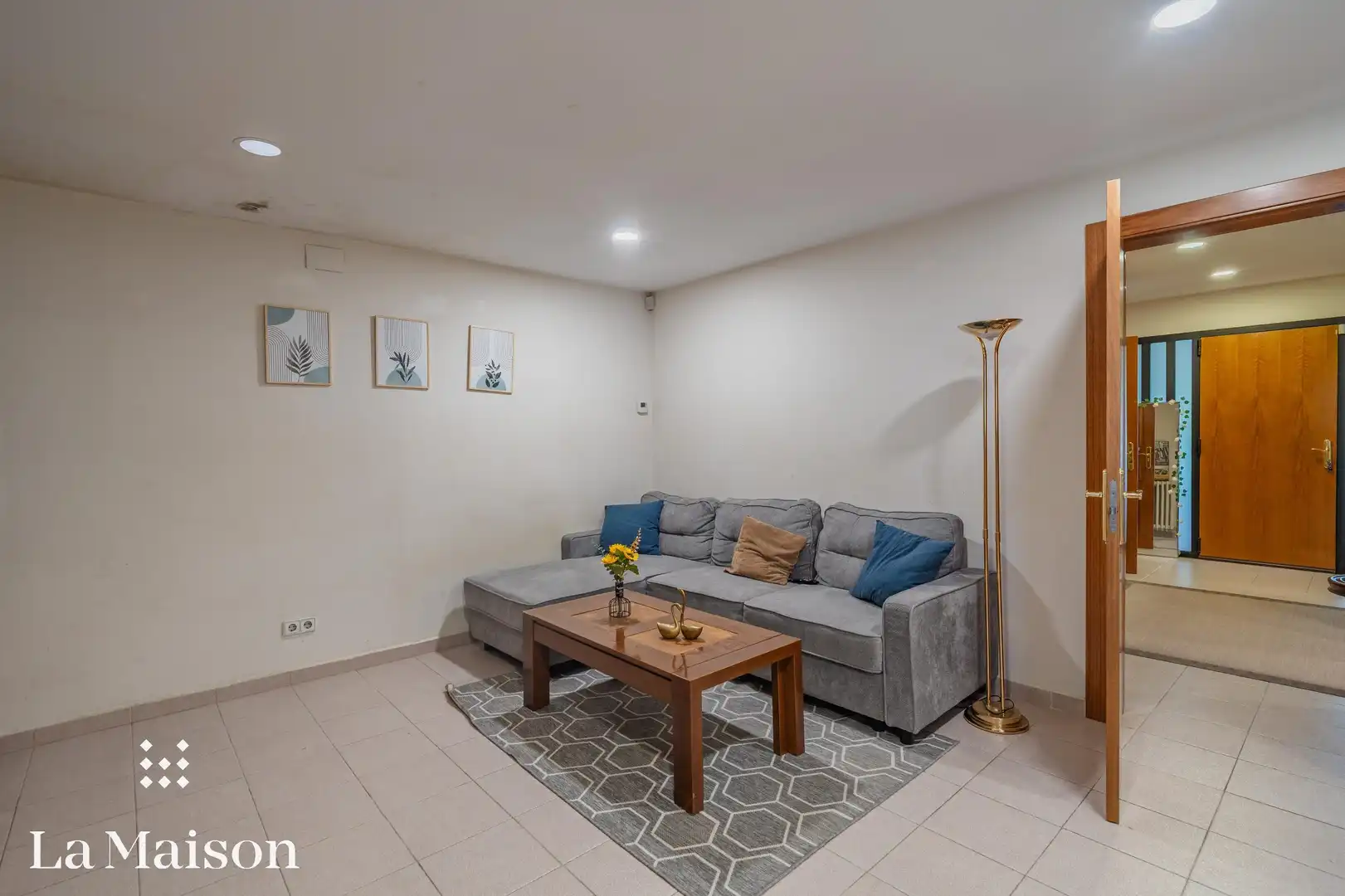Sala d'estar de Casa o xalet en venda en La Roca del Vallès amb Calefacció, Jardí privat i Traster
