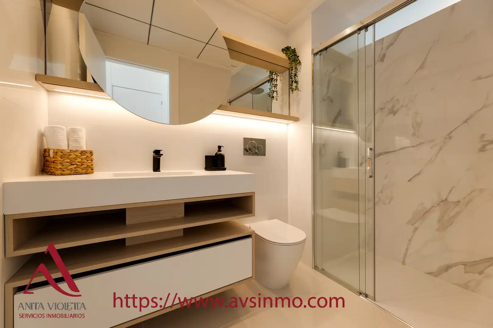 Bathroom of Apartments for rent in Rojales  with Air Conditioner, Terrace and Furnished