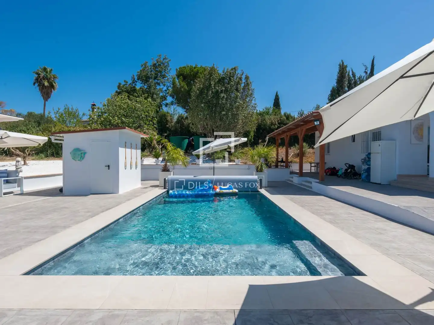 Piscina de Finca rústica en venda en Cártama amb Aire condicionat, Jardí privat i Terrassa