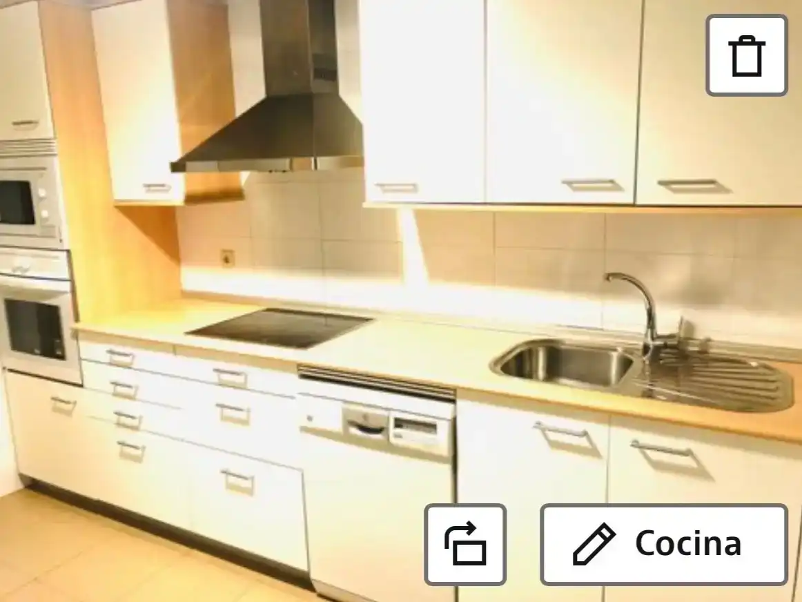 Küche von Wohnung zur Miete in Boadilla del Monte mit Klimaanlage, Schwimmbad und Balkon