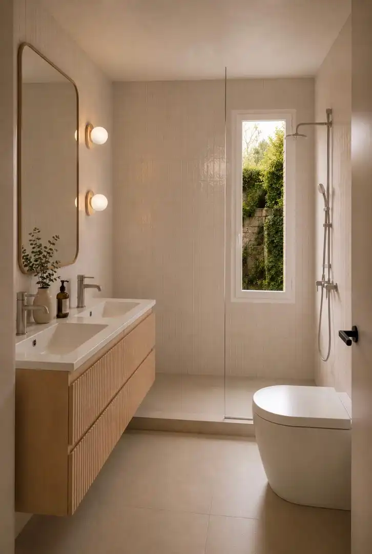 Baño de Casa adosada en venta en Terrassa con Aire acondicionado, Calefacción y Terraza