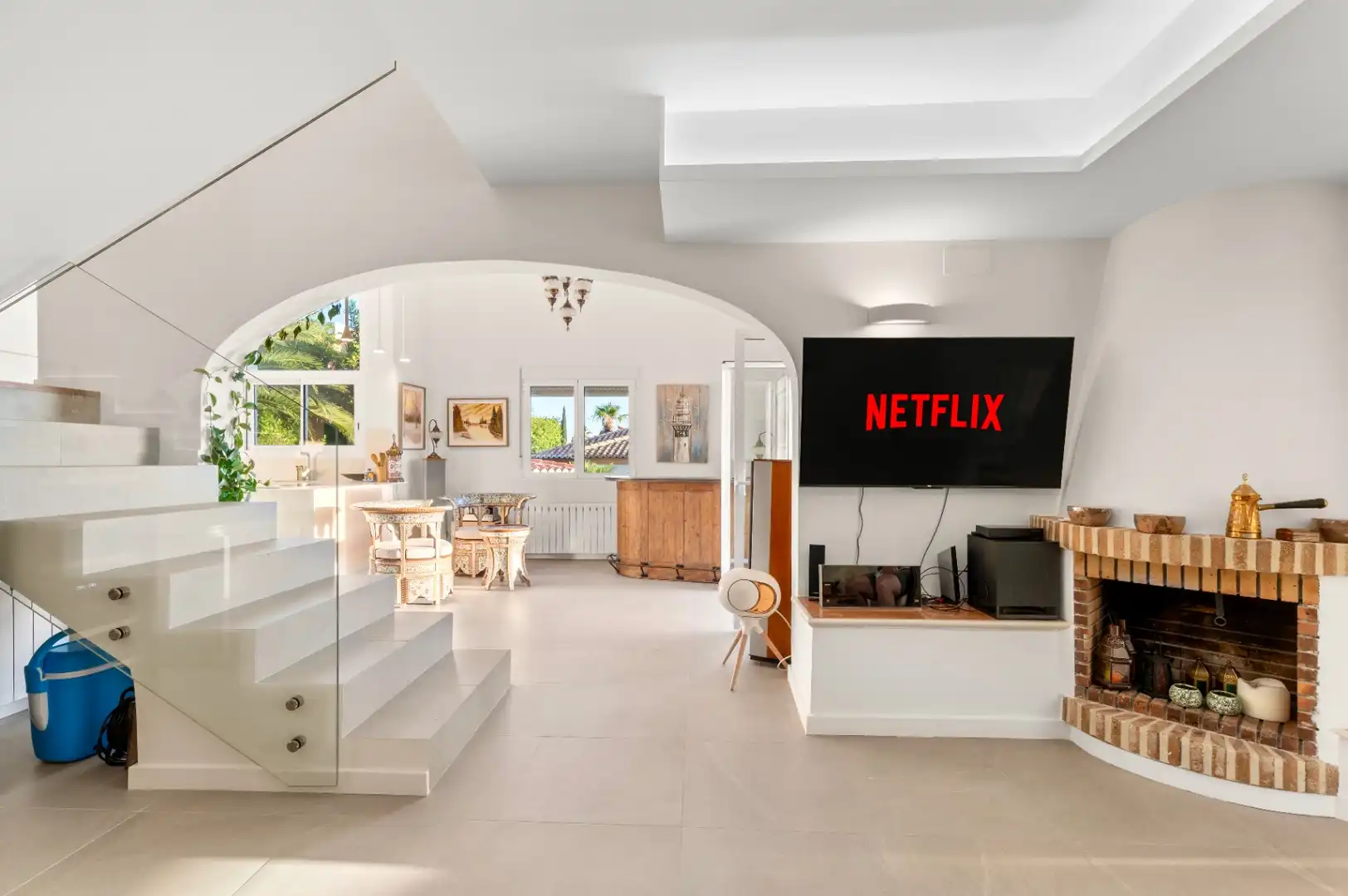 Sala de estar de Casa o chalet en venta en Dénia con Aire acondicionado, Calefacción y Terraza