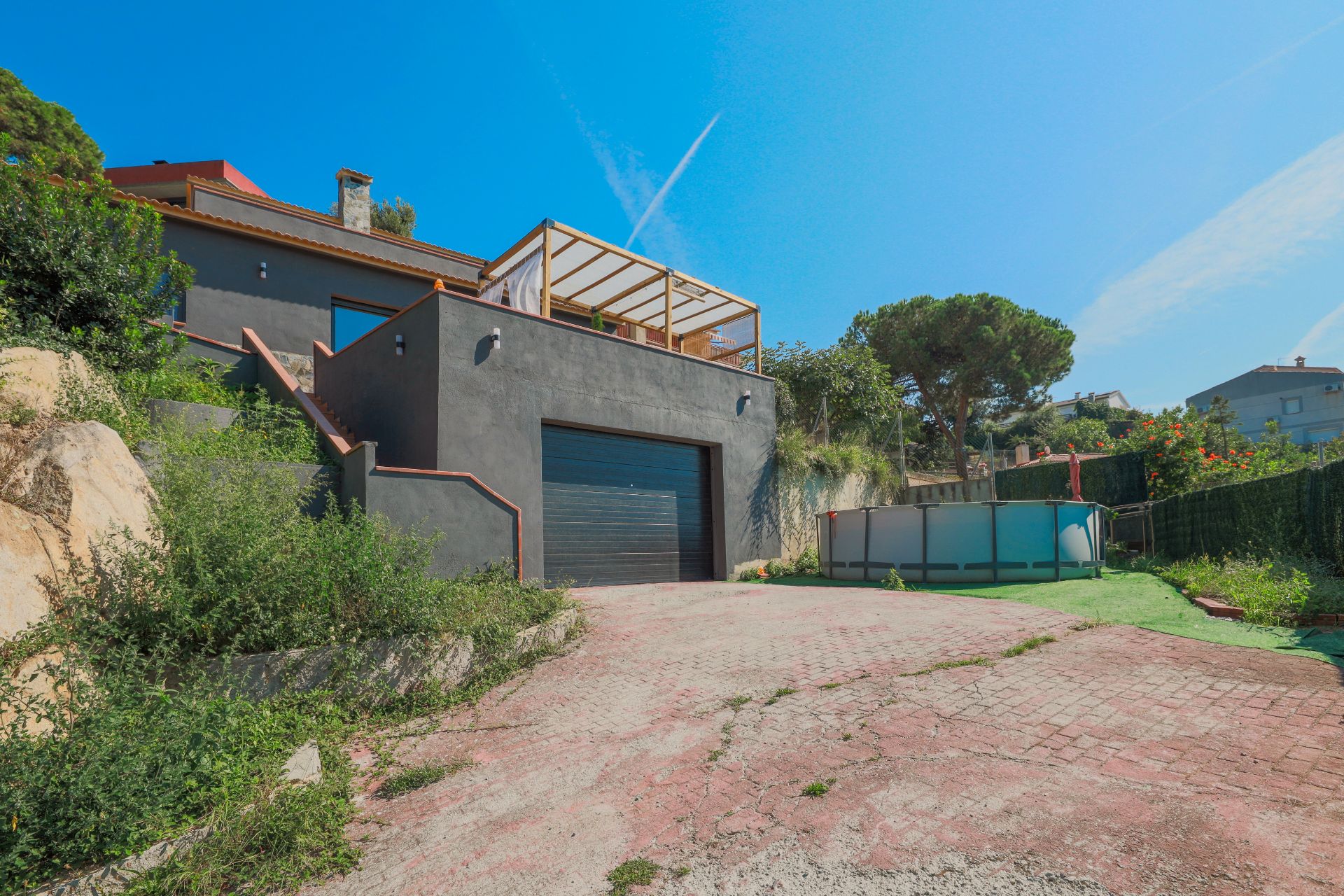 Garden of House or chalet for sale in Dosrius  with Air Conditioner, Heating and Private garden