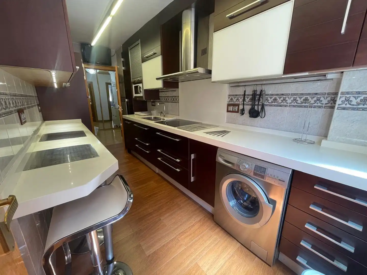 Cocina de Piso de alquiler en Granada con Aire acondicionado, Calefacción y Amueblado