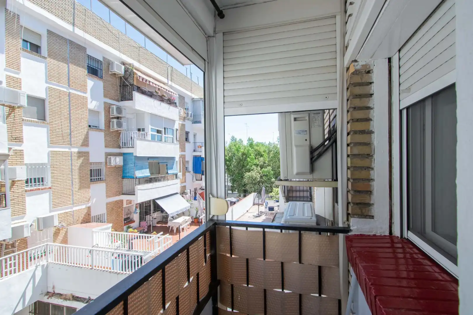 Balcony of Flat for sale in Sevilla  with Air Conditioner and Terrace