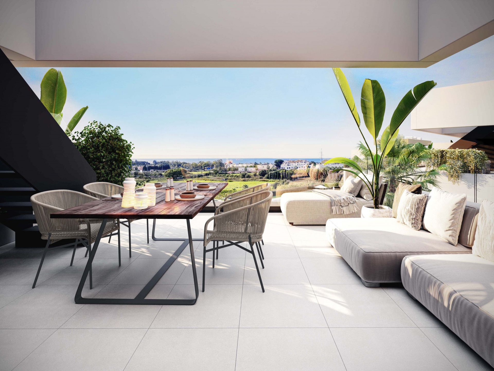 Terrassa de Apartament en venda en Estepona amb Jardí privat, Terrassa i Traster