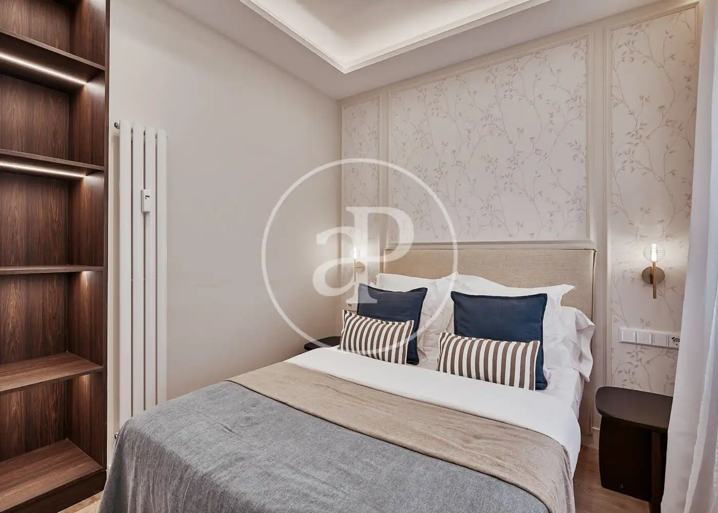 Schlafzimmer von Wohnung zum Verkauf in Madrid mit Klimaanlage, Heizung und Möbliert
