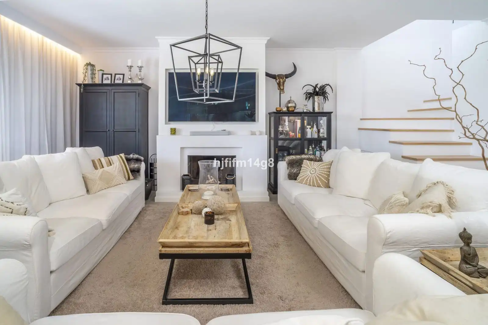 Sala de estar de Piso en venta en Marbella con Aire acondicionado, Trastero y Amueblado