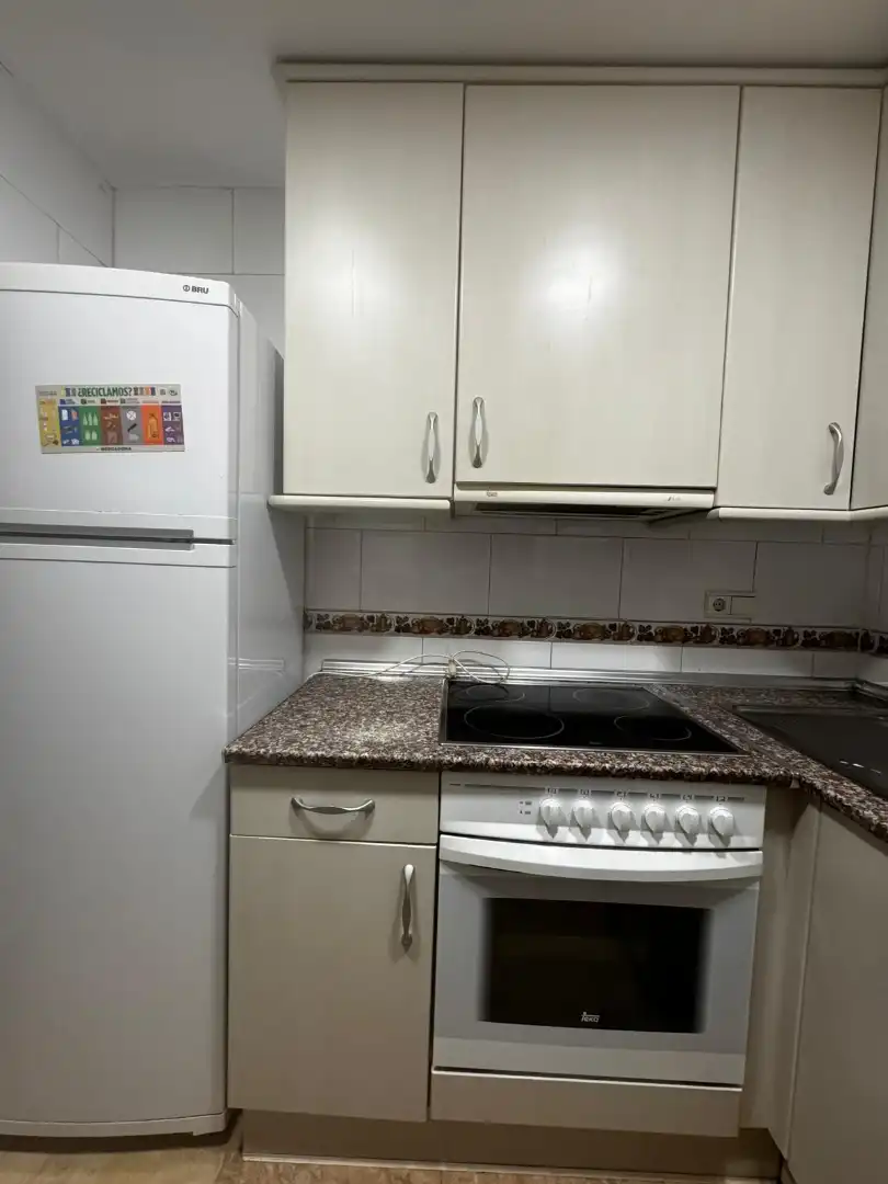 Cuina de Apartament en venda en Sabiñánigo amb Calefacció, Moblat i Forn