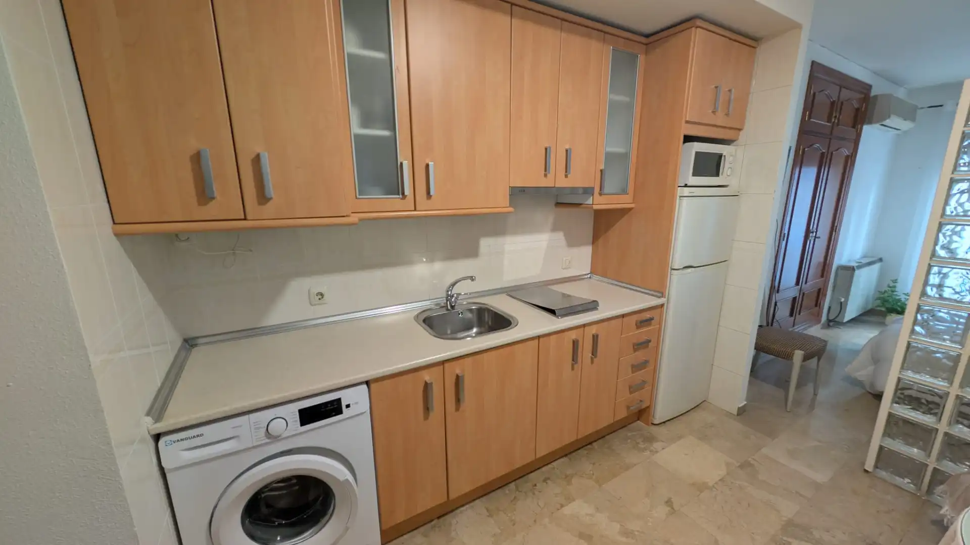 Kitchen of Study for rent in Ciudad Real  with Air Conditioner and Furnished