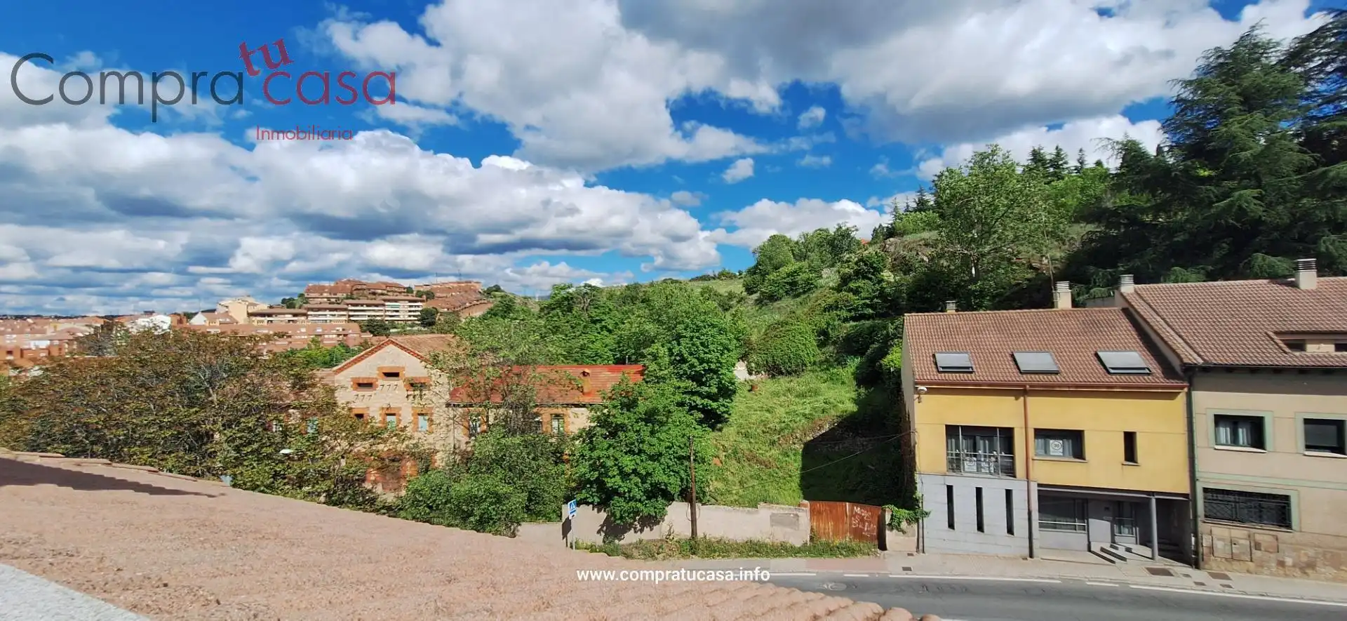 Exterior view of Attic for sale in Segovia  with Heating, Parquet flooring and Terrace