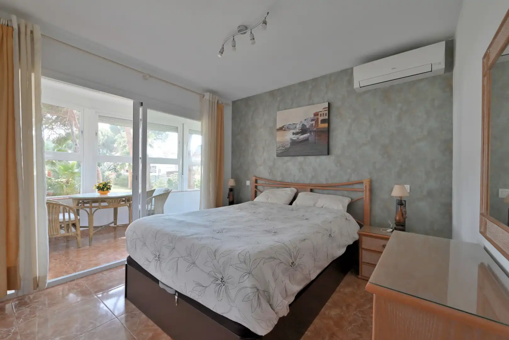 Bedroom of Apartments for sale in Mijas  with Air Conditioner, Terrace and Swimming Pool