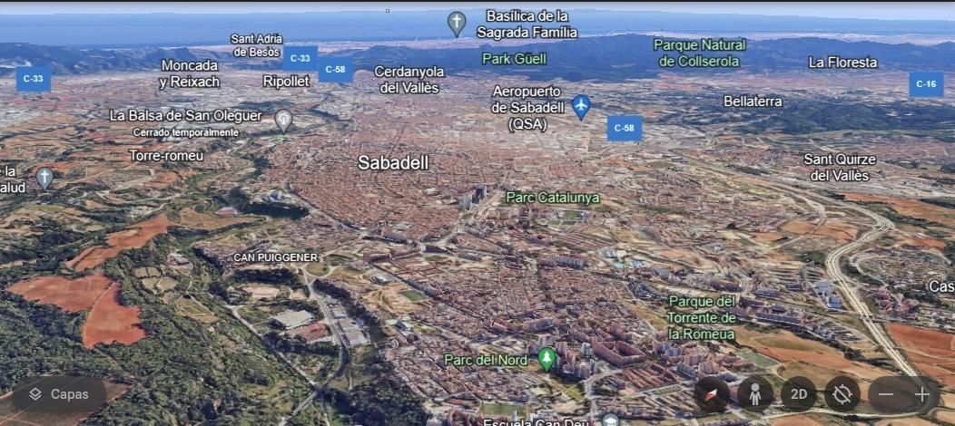 Exterior view of Industrial land for sale in Sabadell