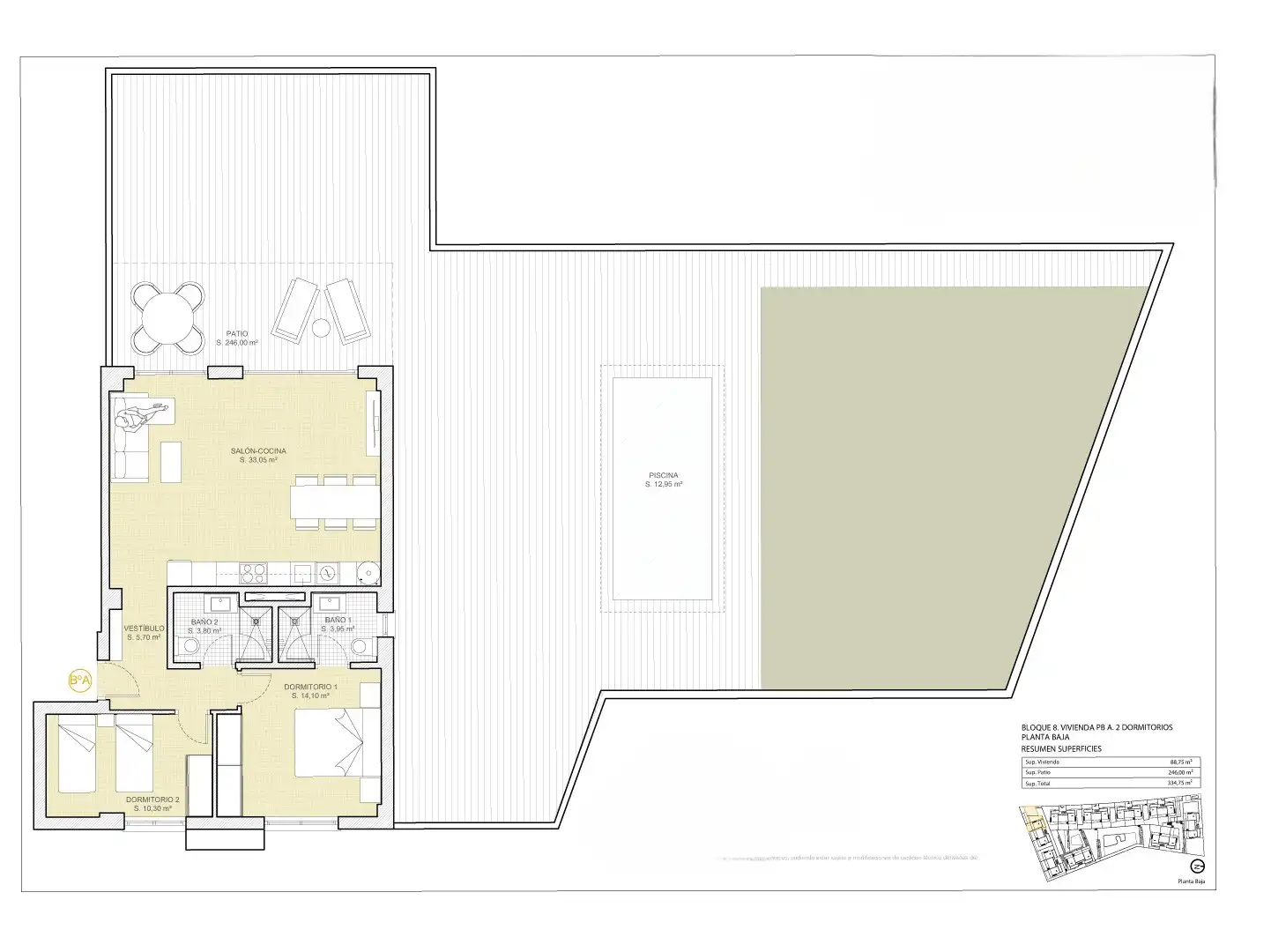 Rez-de-chaussée avec piscine à vendre à Balcón de Finestrat - Terra Marina, imagen 2