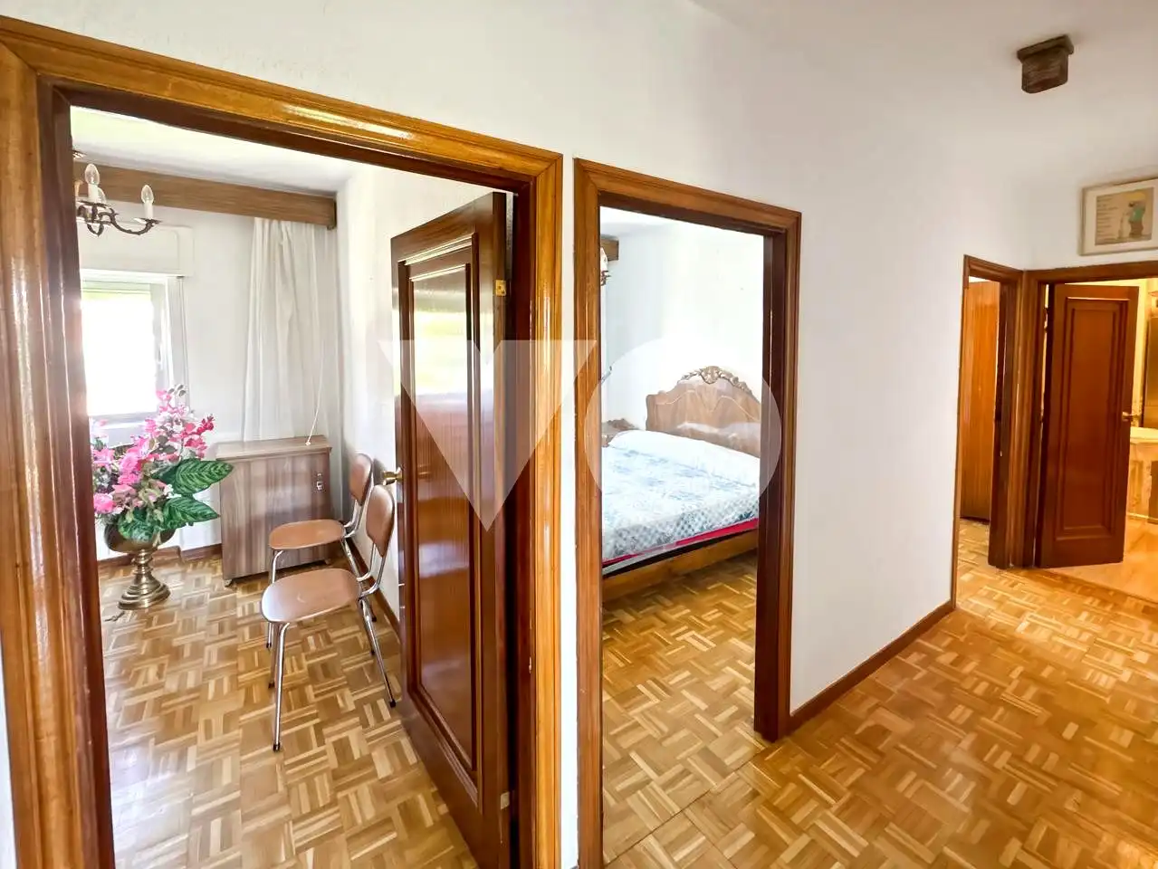 Schlafzimmer von Wohnung zum Verkauf in Madrid mit Klimaanlage, Heizung und Parkett