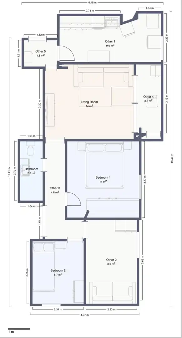 Appartement avec terrasse à vendre à Bailén - Miraflores, imagen 24